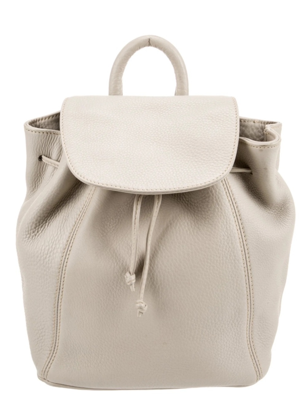 Coach Pebbled Leather Drawstring Backpack